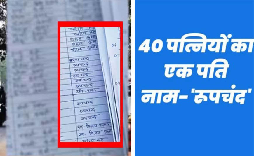 बिहार में चल रही जनगणना में खुला राज-अरवल में 40 महिलाओं का एक ही पति, नाम है 'रूपचंद'...