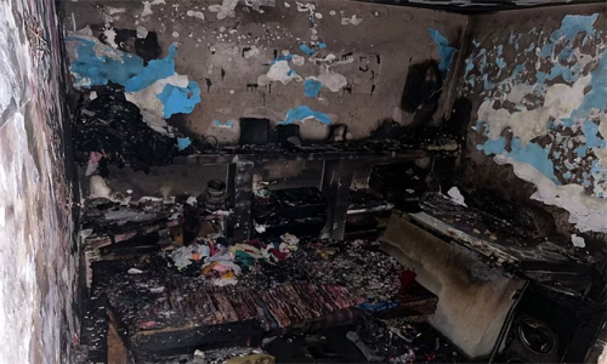 पारा में दो मंजिला मकान में लगी भीषण आग, 11 झुलसे, बेसमेंट में था तारपीन के तेल का गोदाम
